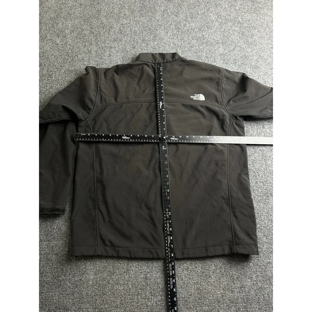 Mens The North Face WindWall Black Softshell Full Zip Jacket, Size XL